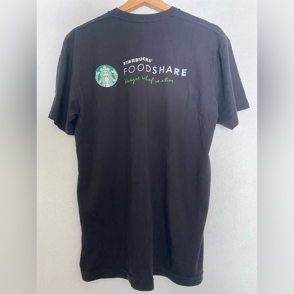 STARBUCKS FOOD SHARE TEE SHIRT SIZE Large